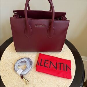 Valentino Women's Deep Red Satchel